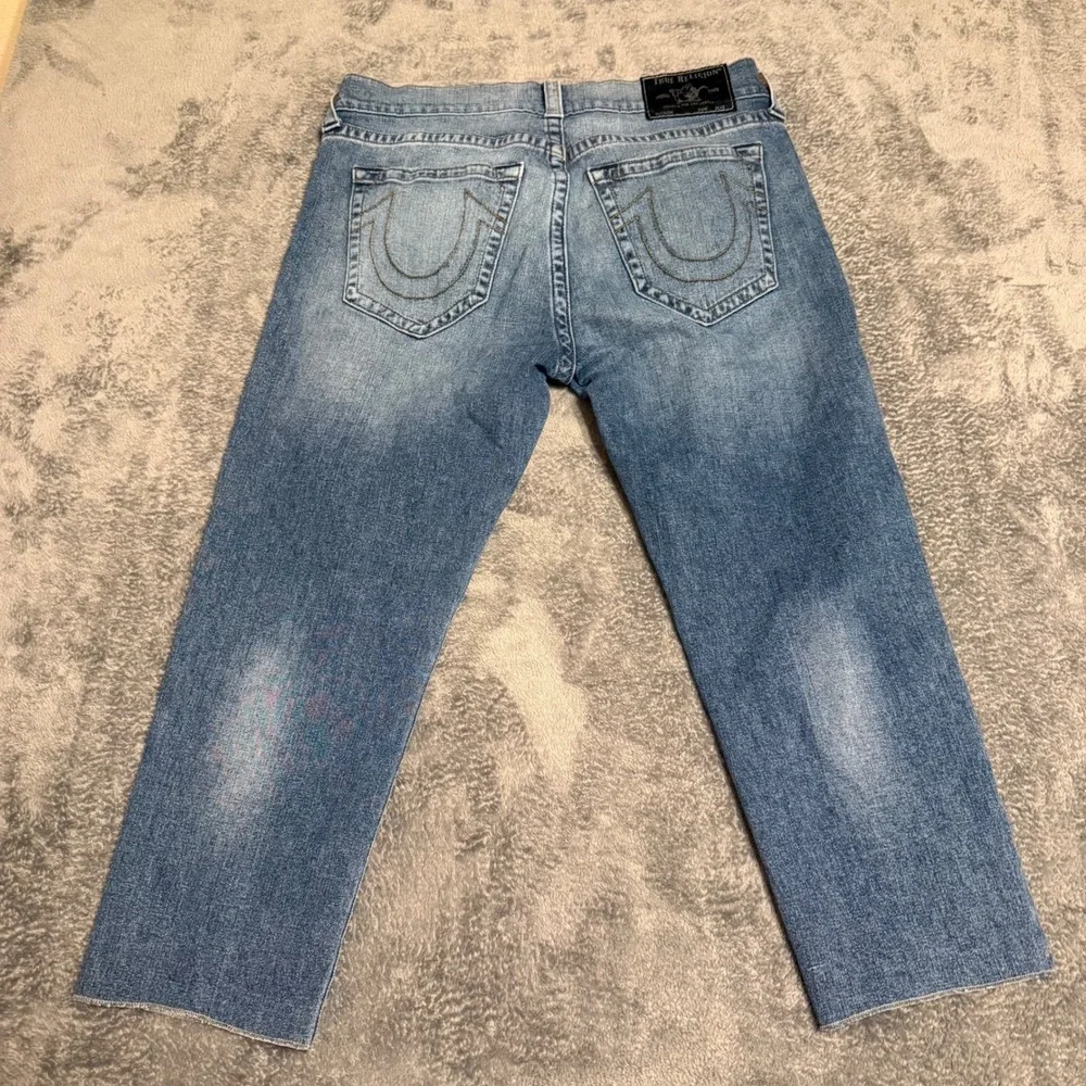 True Religion Danny Tapered‎ Mens Jeans Medium Wash Short Size 34